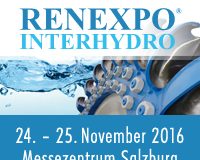 RENEXPO® INTERHYDRO, größte Wasserkraftplattform Europas in Salzburg