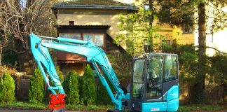Erster Kobelco Minibagger mit iNDr System in Österreich