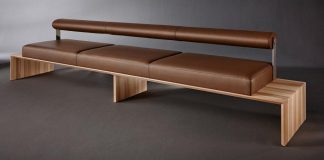 Sitzkomfort mit patentierter Technik von Anrei – Diva, die Verlängerungsbank zum Verlängerungstisch