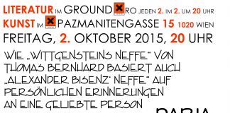 Daria HAGEMEISTER: HENY – Alexander Bisenz’ Neffe. Lesung