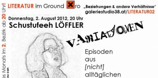 Literatur im Ground Xiro am 2. August