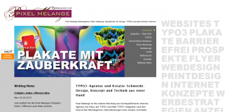 Neue TYPO3-Homepage für Werbeagentur Pixel Melange, Wien – Hamburg