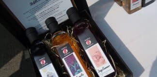 Fruchtwein Geschenkschachtel Himberg Obstwein Beerenwein