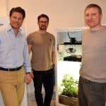 Philipp Breitenecker (Beko), Markus Riegler (microgreenbox) und Alexander Polivka (microgreenbox).