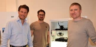 Philipp Breitenecker (Beko), Markus Riegler (microgreenbox) und Alexander Polivka (microgreenbox).