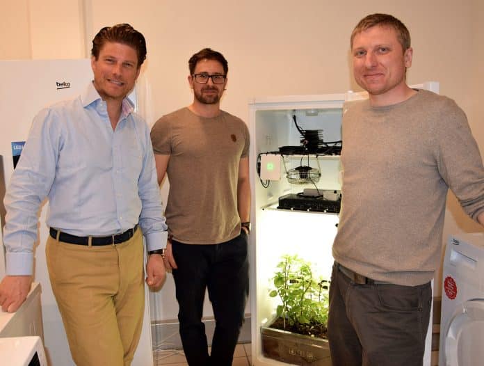Philipp Breitenecker (Beko), Markus Riegler (microgreenbox) und Alexander Polivka (microgreenbox). Philipp Breitenecker (Beko), Markus Riegler (microgreenbox) und Alexander Polivka (microgreenbox).