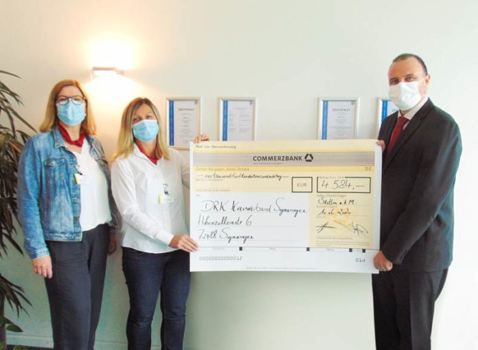 JSA_primion_Spendenuebergabe_DRK_2020