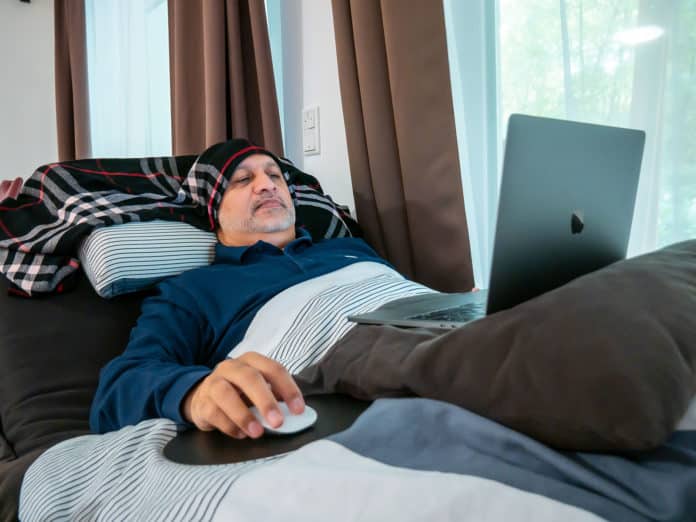 Wenn der Chef vom Bett aus lenkt