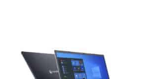 zwei geöffnete Notebooks, eins mit offenem Display zu sehen, eins von hinten zu sehen und vom vorderen Notebook leicht verdeckt