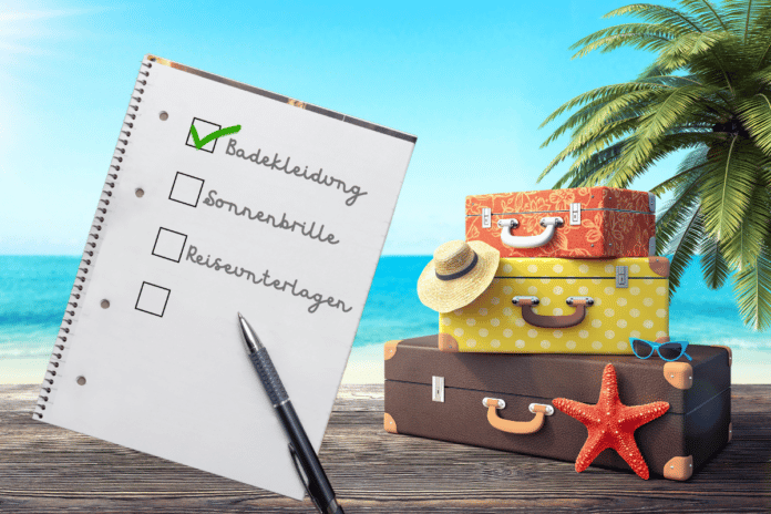 Checkliste Urlaub