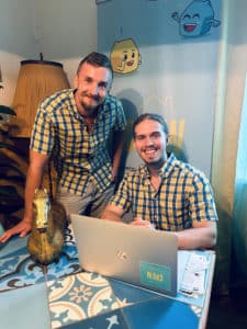 Elias-Noah Spindelberger und Georg Grünberger. Quelle: crew99.at