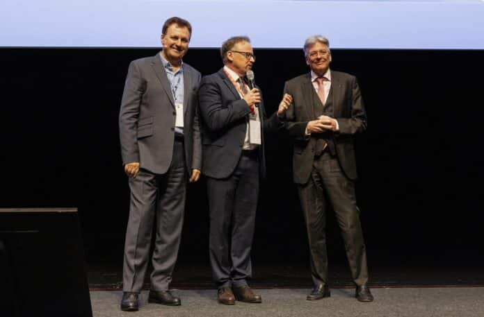 Brandstetter-Dulle-Kaiser EFM Vorstandsvorsitzender Willi Brandstetter, VERDAS Geschäftsführer Erich Dulle, Landeshauptmann Peter Kaiser