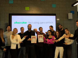 Das eRecruiter-Team freut sich über die zweifache Auszeichnung vom ICR.