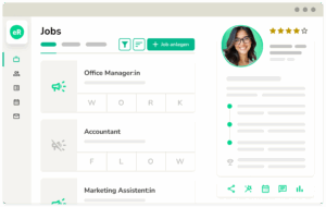 eRecruiter in der Version Aurora - Produktabbildung der neuen eRecruiter Version