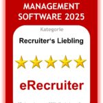 eRecruiter ist Recruiter's Liebling 2025